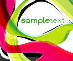 green and red lines free vector des